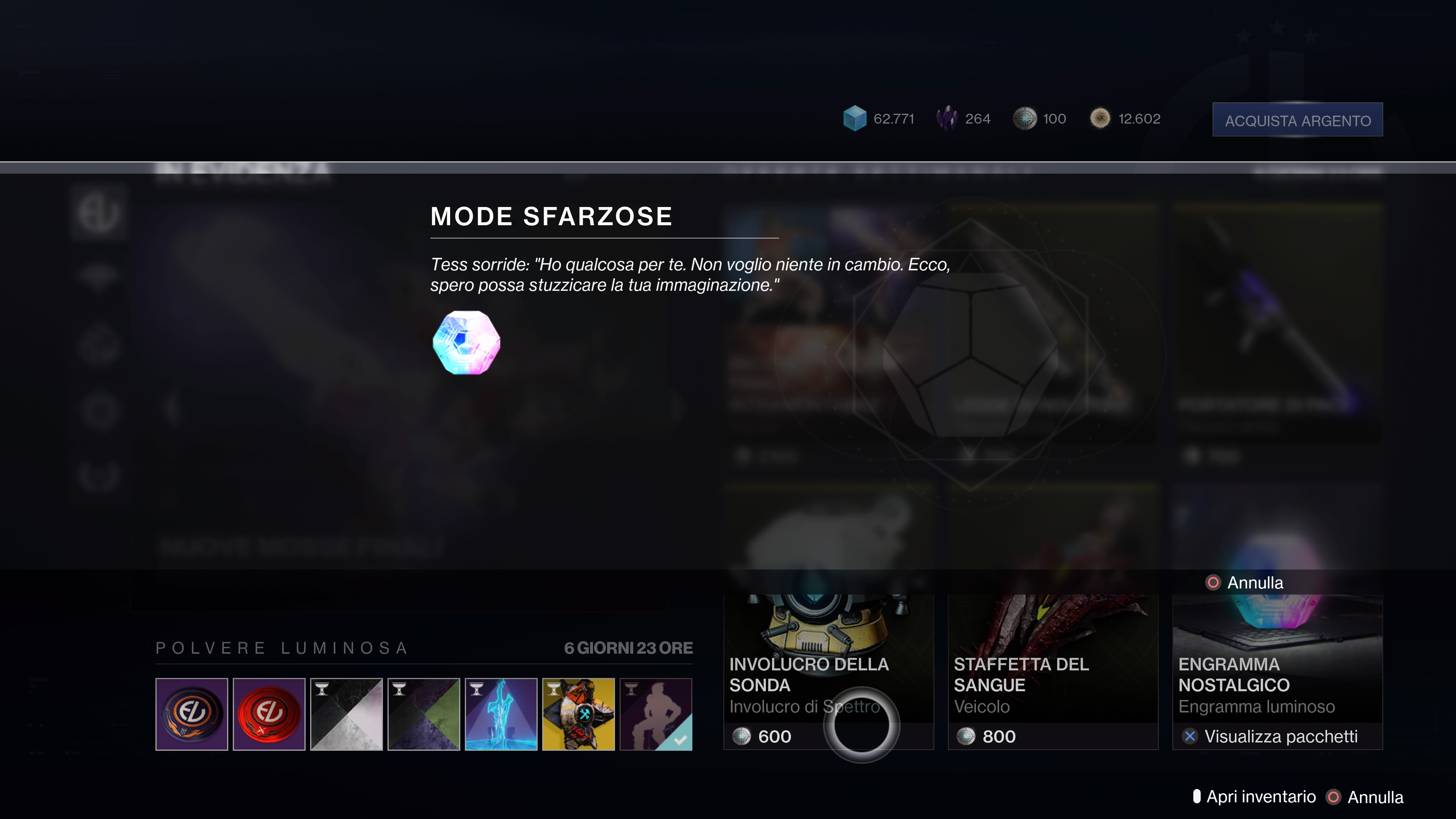 Destiny 2 EverVersum Playstation 4 Shadowkeep Ombre dal Profondo